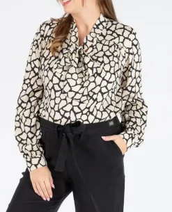 Cache Cœur Hauts-Blouse lavallière de grossesse et d'allaitement Sophie