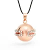 Cache Cœur Bolas De Grossesse|Bolas De Grossesse-Bola de grossesse - Déesse - Doré Or Rose - Cristaux Swarovski
