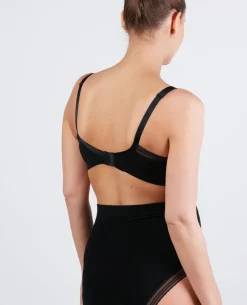 Cache Cœur Soutiens-gorge Sans Armatures|Soutiens-gorge Sans Armatures-Brassière de grossesse et d'allaitement Milk Noir