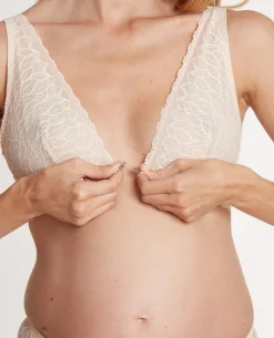 Cache Cœur Soutiens-gorge Sans Armatures|Soutiens-gorge Sans Armatures-Brassière de maternité et d’allaitement Bliss Blush