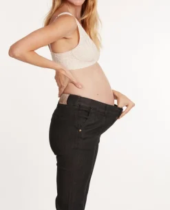 Cache Cœur Pantalons, Jupes & Shorts|Jeans-Jean de grossesse flare Sabrina noir