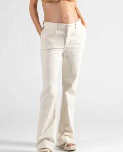 Cache Cœur Pantalons, Jupes & Shorts|Jeans-Jean de grossesse flare Sabrina beige