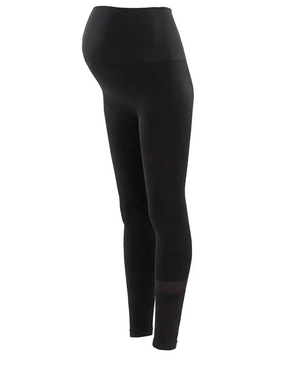 Cache Cœur Homewear|Sportswear De Maternité-Legging de sport et de grossesse Woma noir