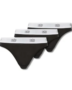 Cache Cœur Bundles / Pack / Lots|Bundles / Pack / Lots-Lot de 3 culottes taille basse Life noir