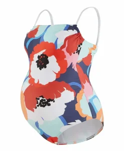 Cache Cœur Maillots De Bain De Grossesse|Maillots De Bain Allaitement-Maillot de bain de grossesse Poppy multicolor