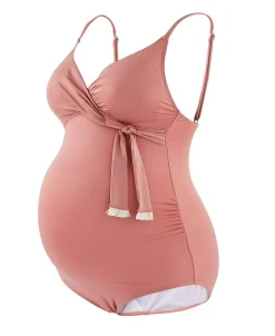 Cache Cœur Maillots De Bain De Grossesse|Maillots De Bain Allaitement-Maillot de bain de grossesse Manitoba Rose