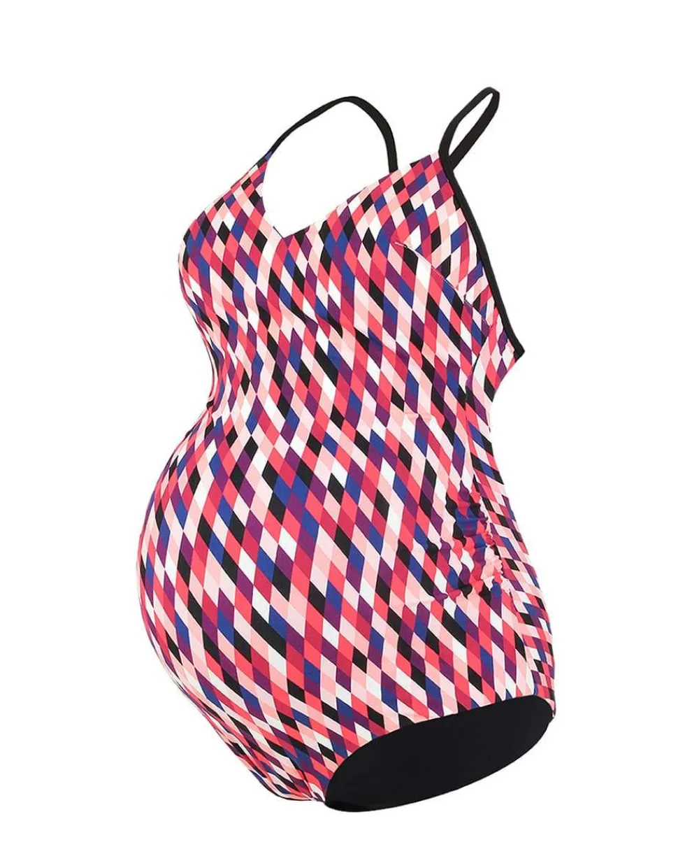 Cache Cœur Maillots De Bain De Grossesse|Maillots De Bain Allaitement-Maillot de bain de grossesse reversible Venezia
