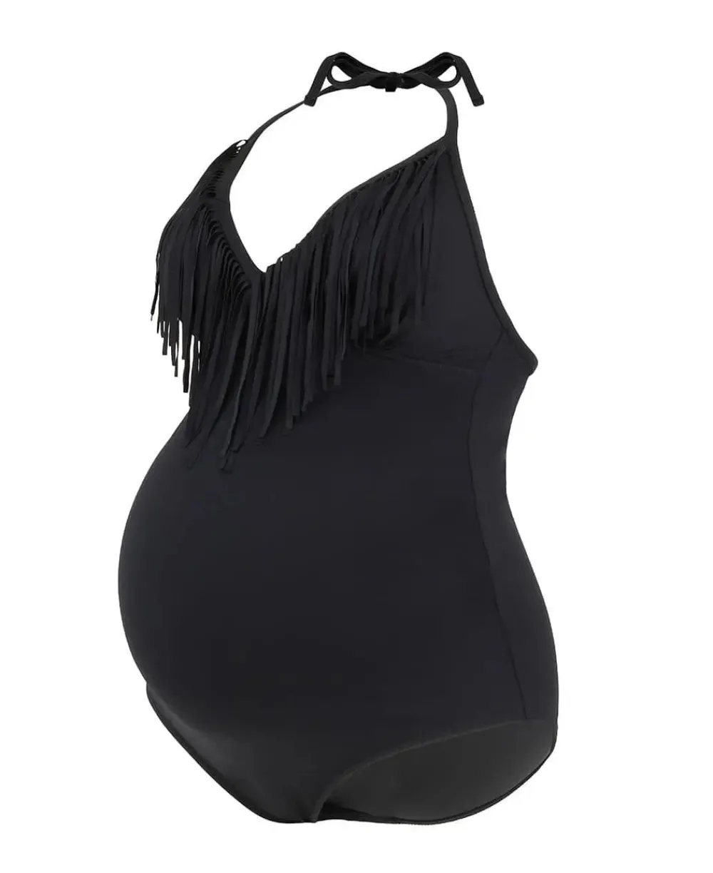 Cache Cœur Maillots De Bain De Grossesse|Maillots De Bain Allaitement-Maillot de bain de grossesse Arizona Noir