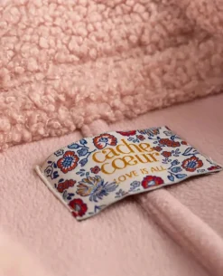 Cache Cœur Vestes & Manteaux-Manteau long de maternité oversize Léonie rose