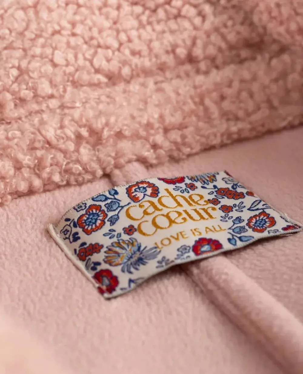 Cache Cœur Vestes & Manteaux-Manteau long de maternité oversize Léonie rose