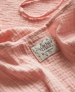 Cache Cœur Homewear|Nuisettes Grossesse-Nuisette de grossesse et d'allaitement Trousseau Corail