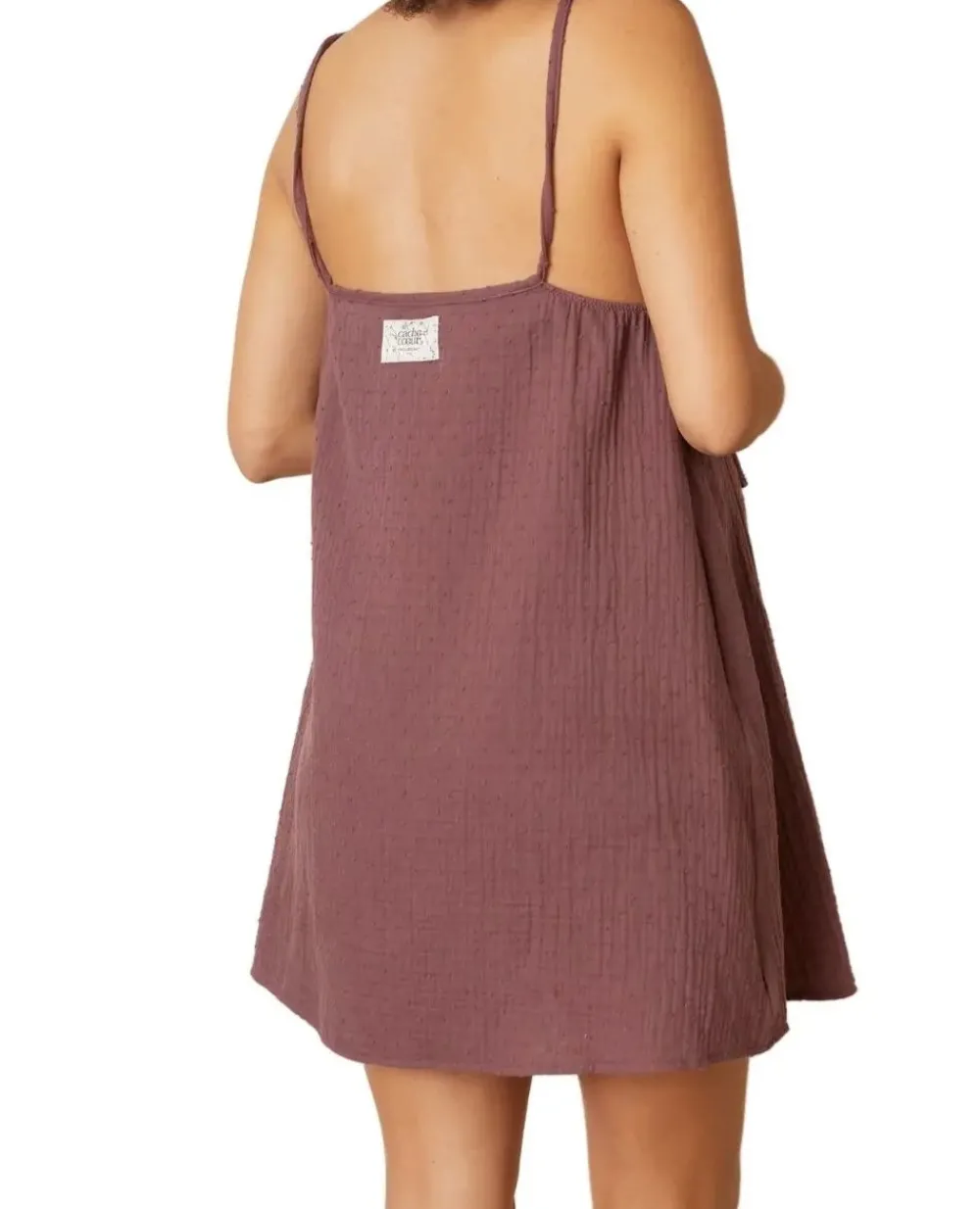 Cache Cœur Homewear|Nuisettes Grossesse-Nuisette de grossesse et d'allaitement Trousseau Prune