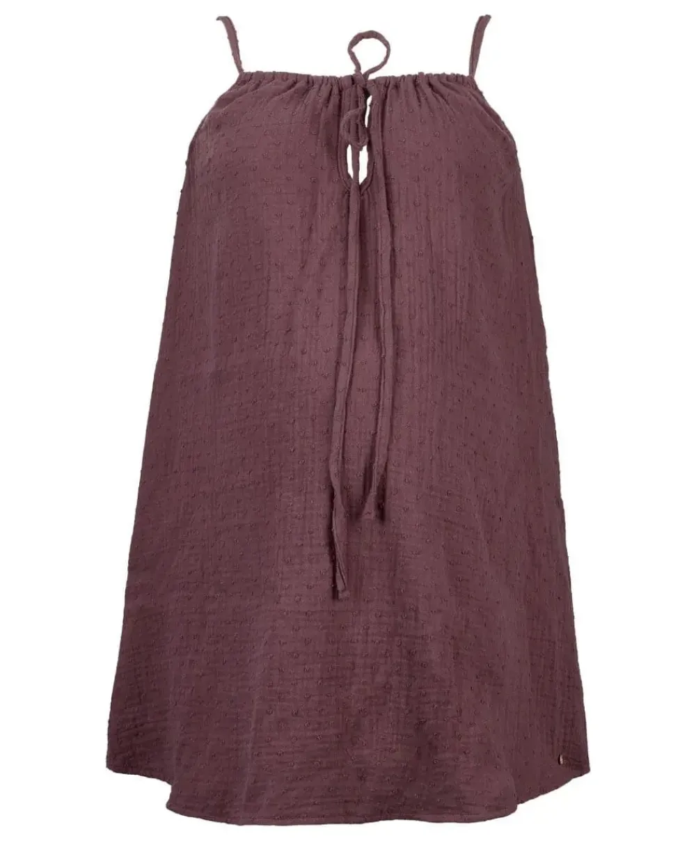 Cache Cœur Homewear|Nuisettes Grossesse-Nuisette de grossesse et d'allaitement Trousseau Prune