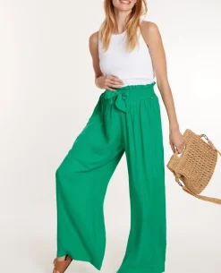 Cache Cœur Pantalons, Jupes & Shorts-Pantalon de grossesse Sahel Vert