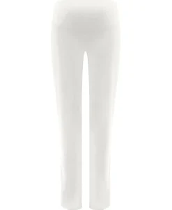 Cache Cœur Pyjamas & Homewear-Pantalon de grossesse satin Sofia perle Blanc