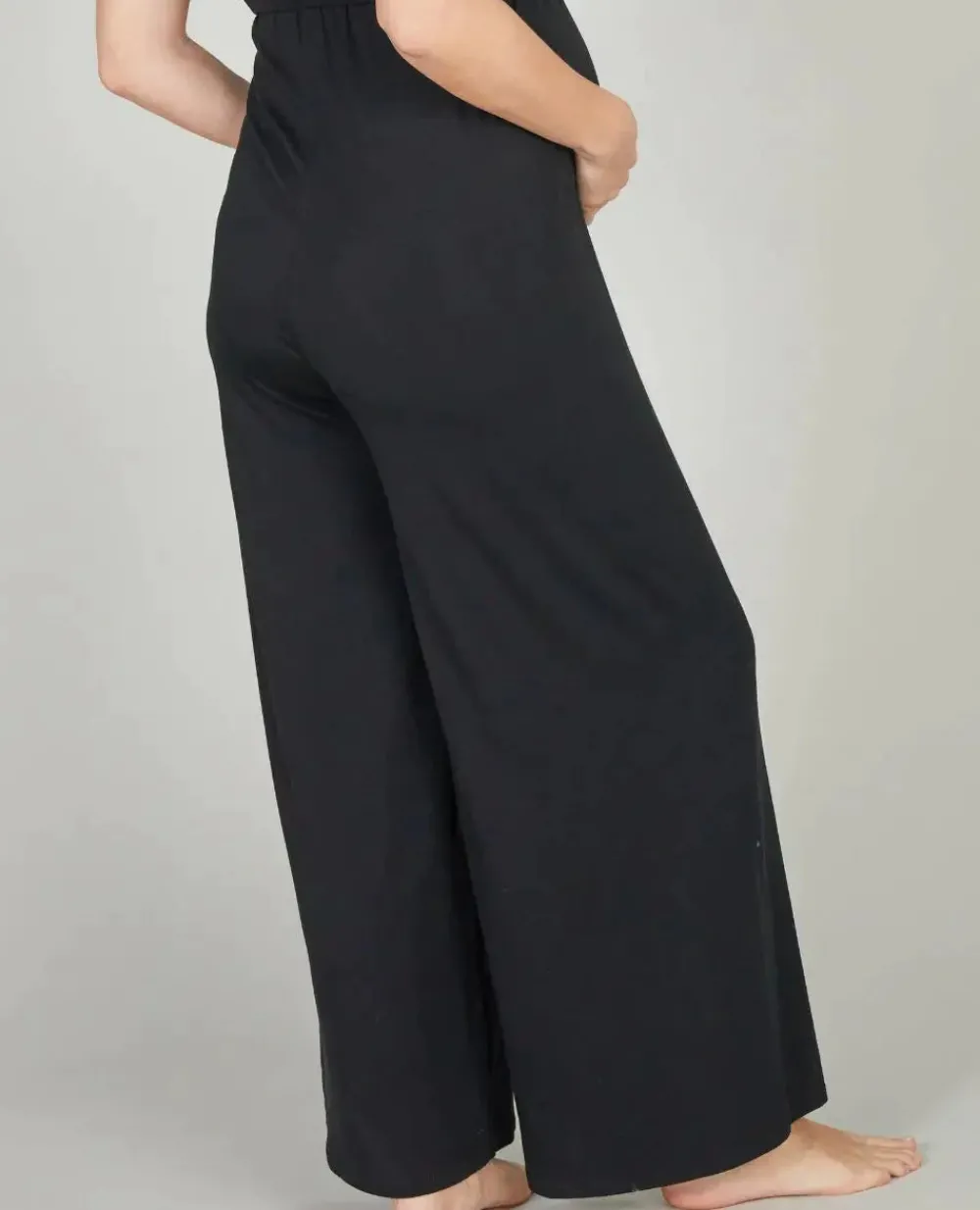 Cache Cœur Homewear|Pyjamas Grossesse-Pantalon 7/8ème de grossesse Origin Noir