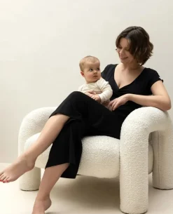 Cache Cœur Homewear|Pyjamas Grossesse-Pantalon 7/8ème de grossesse Origin Noir