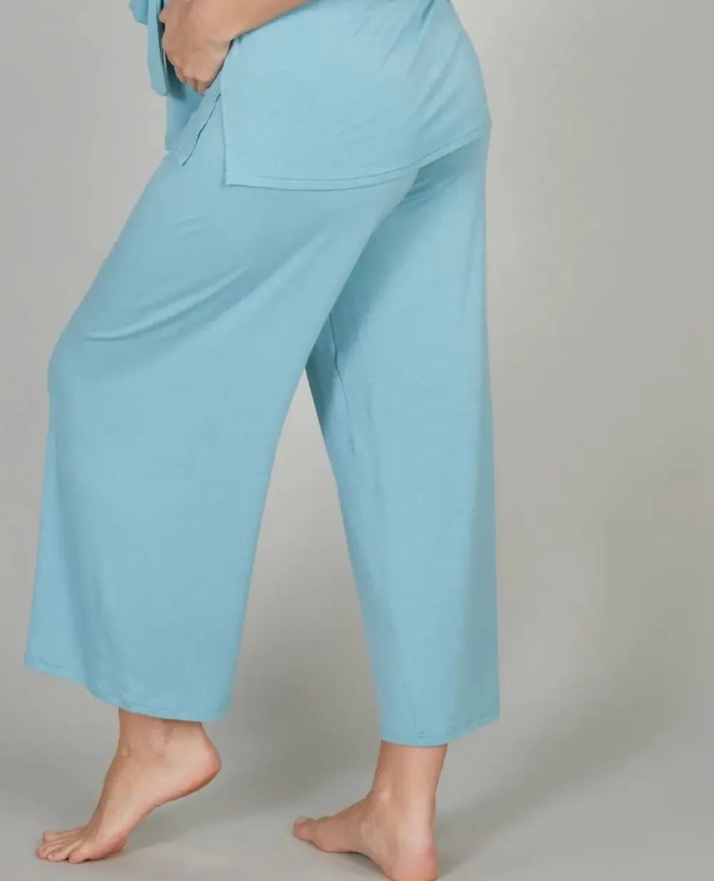 Cache Cœur Homewear|Pyjamas Grossesse-Pantalon 7/8ème de grossesse Origin ocean