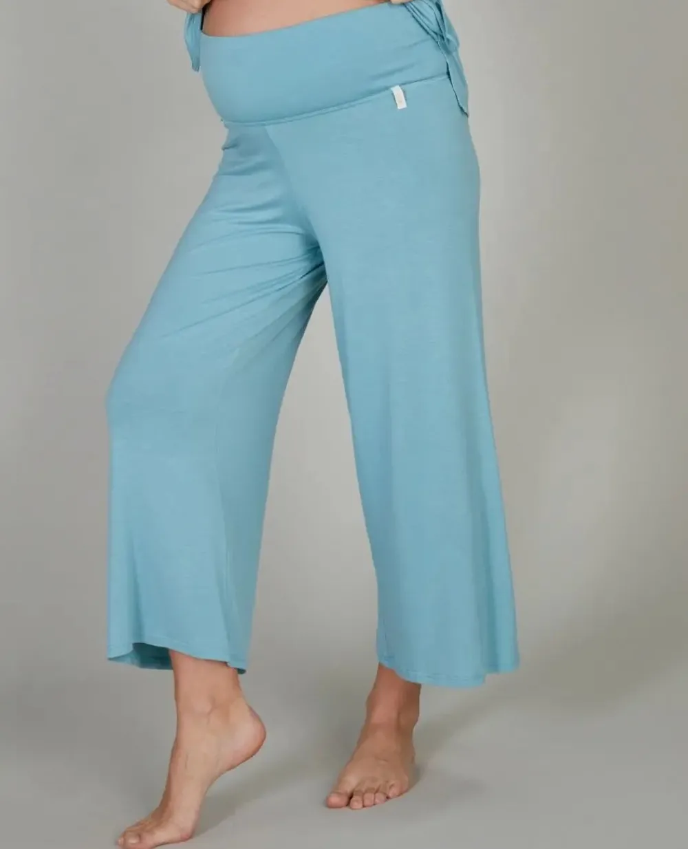 Cache Cœur Homewear|Pyjamas Grossesse-Pantalon 7/8ème de grossesse Origin ocean