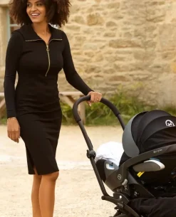 Cache Cœur Robes Et Combinaisons De Maternité|Robes-Robe midi de grossesse Favo