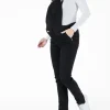 Cache Cœur Salopettes & Combinaisons|Jeans-Salopette de grossesse en jean Sharon noir