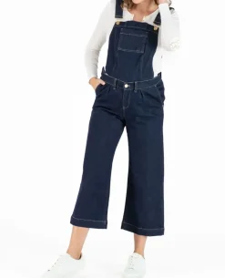 Cache Cœur Pantalons, Jupes & Shorts|Salopettes & Combinaisons-Salopette de grossesse en jean Jill brut