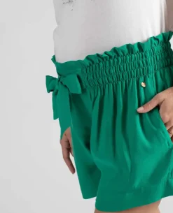 Cache Cœur Pantalons, Jupes & Shorts-Short de maternité Nubie Vert