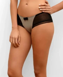 Cache Cœur Culottes De Grossesse|Culottes Et Shortys-Shorty de grossesse Garçonne | Made In France Beige