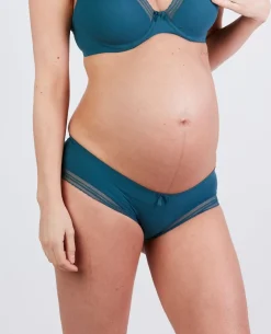 Cache Cœur Culottes De Grossesse|Culottes Et Shortys-Shorty de grossesse Milk Vert
