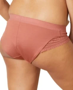 Cache Cœur Culottes De Grossesse|Culottes Et Shortys-Shorty de grossesse Serena Terracotta