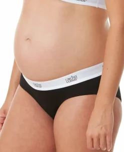 Cache Cœur Culottes De Grossesse|Culottes Et Shortys-Shorty de grossesse taille basse Life Noir