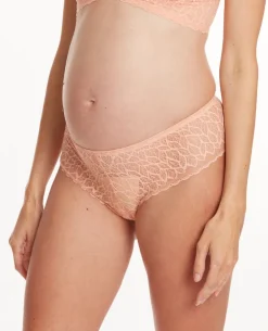 Cache Cœur Culottes De Grossesse|Culottes Et Shortys-Shorty de maternité Bliss Pêche