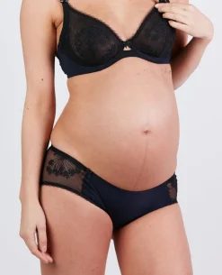 Cache Cœur Culottes De Grossesse|Culottes Et Shortys-Shorty grossesse LOUISE Marine