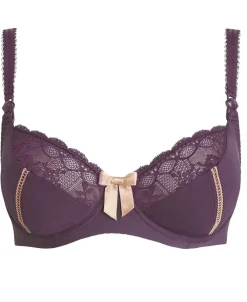 Cache Cœur Soutiens-gorge Avec Armatures|Soutiens-gorge Avec Armature-Soutien-gorge de grossesse et d'allaitement Lisa figue Violet
