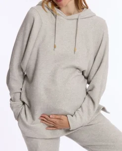 Cache Cœur Homewear|Pulls D'allaitement-Sweat à capuche de grossesse et d’allaitement Billie