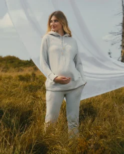 Cache Cœur Homewear|Pulls D'allaitement-Sweat à capuche de grossesse et d’allaitement Billie