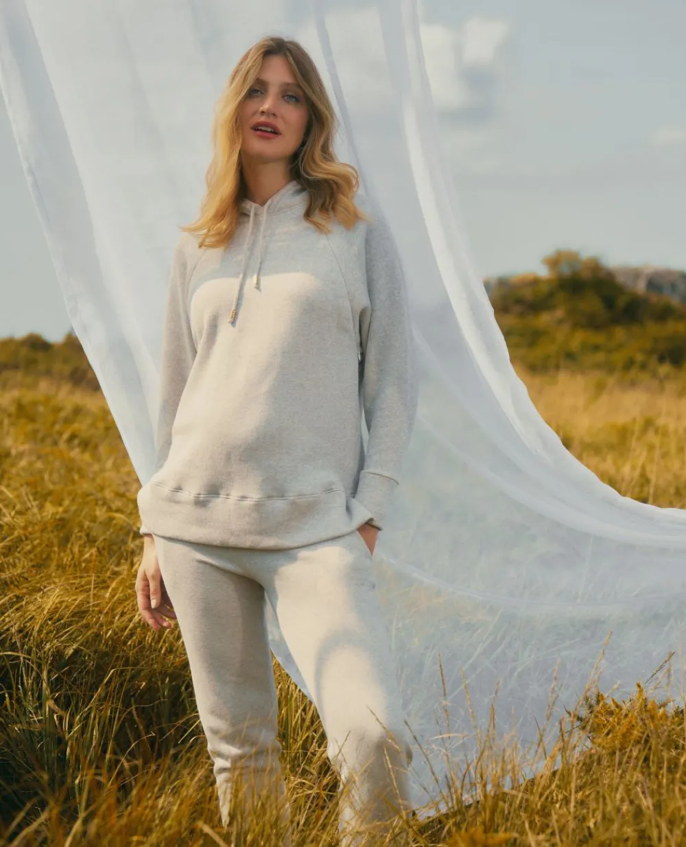 Cache Cœur Homewear|Pulls D'allaitement-Sweat à capuche de grossesse et d’allaitement Billie
