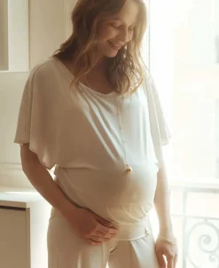 Cache Cœur Chemises Et Tops D'allaitement|Pyjamas & Homewear-Top de grossesse et d'allaitement Origin