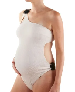 Cache Cœur Maillots De Bain De Grossesse|Maillots De Bain Allaitement-Trikini de grossesse Bayside perle