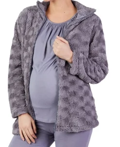 Cache Cœur Vestes D'intérieur|Pyjamas & Homewear-Veste d'intérieur Sofia Brume Violet